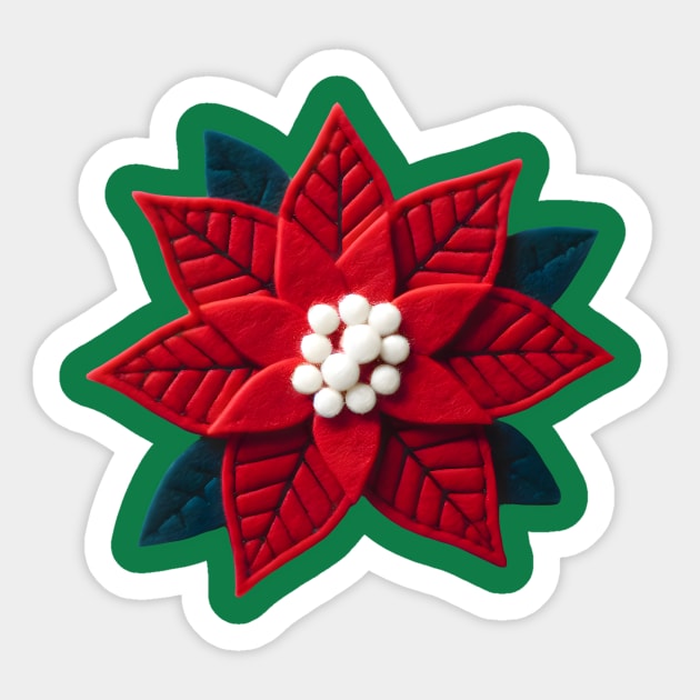 Poinsettia Sticker by Sobalvarro